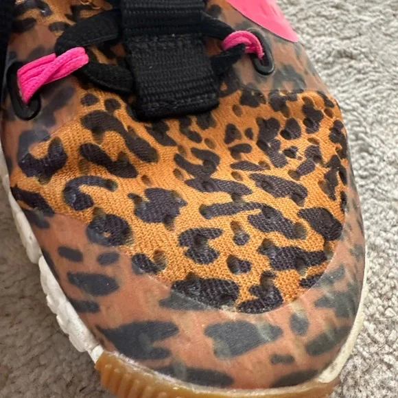 Nike Leopard Print Sneakers with Pink Highlights 7 - Picture 4 of 10